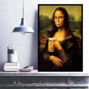 Quadro Monalisa Humor