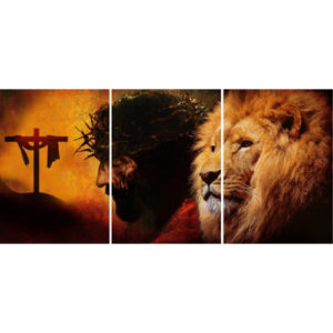 Jesus, Cruz e Leão