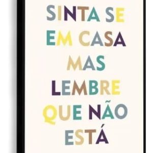 Sinta-se em casa – 98 x 60